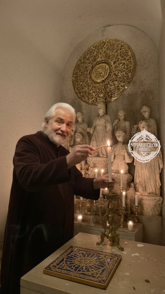 Maestro Daniel che fa legamento d'amore
