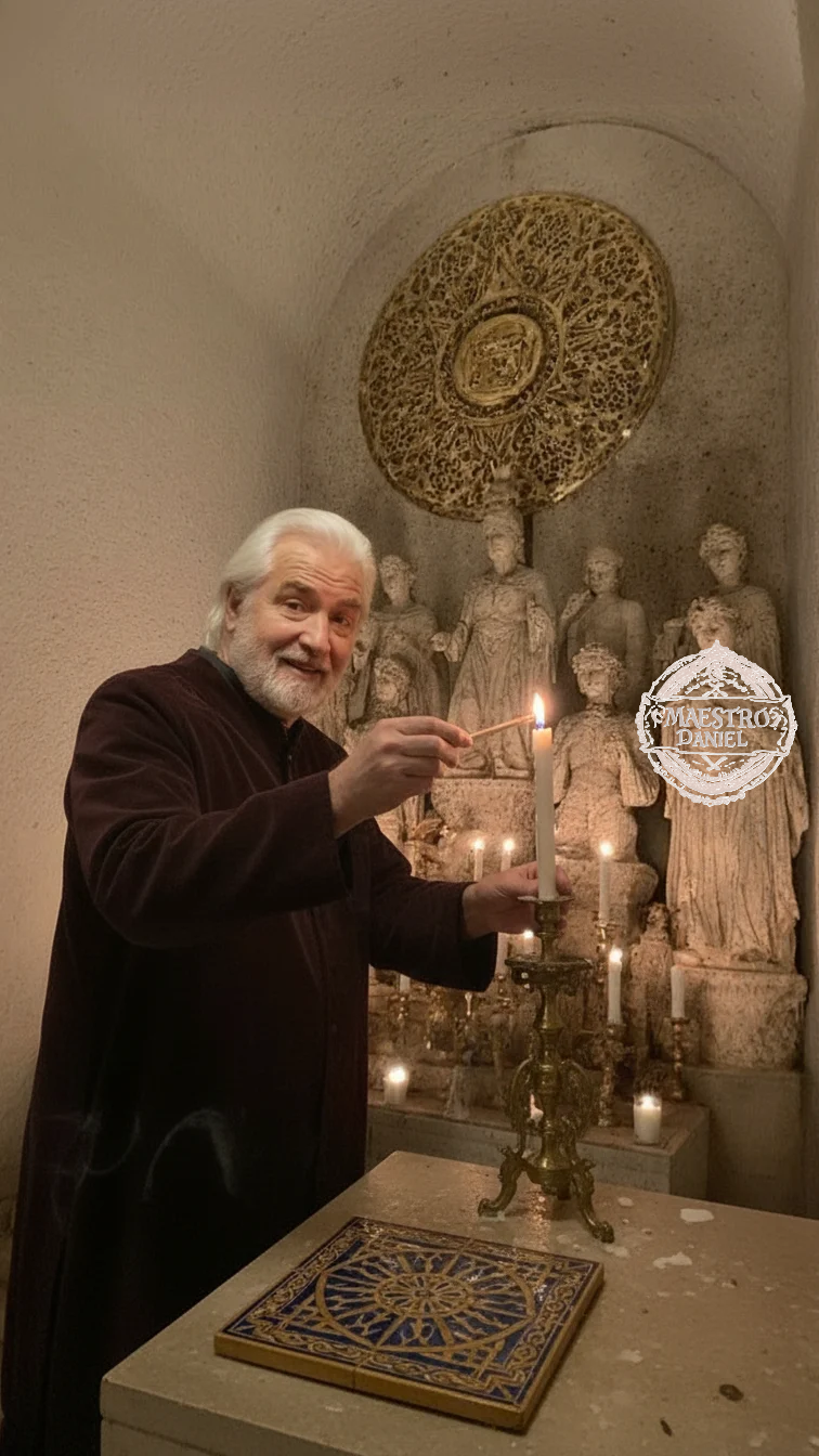 Maestro Daniel che fa legamento d'amore